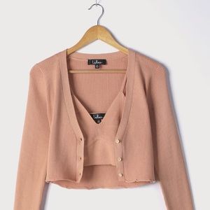 Lulus Cardigan Set - Never Worn - Size small